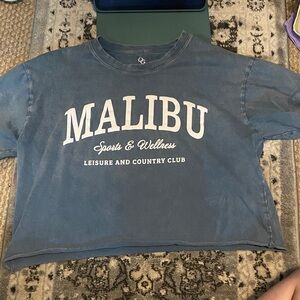 Malibu Sports & Wellness Blue Tee